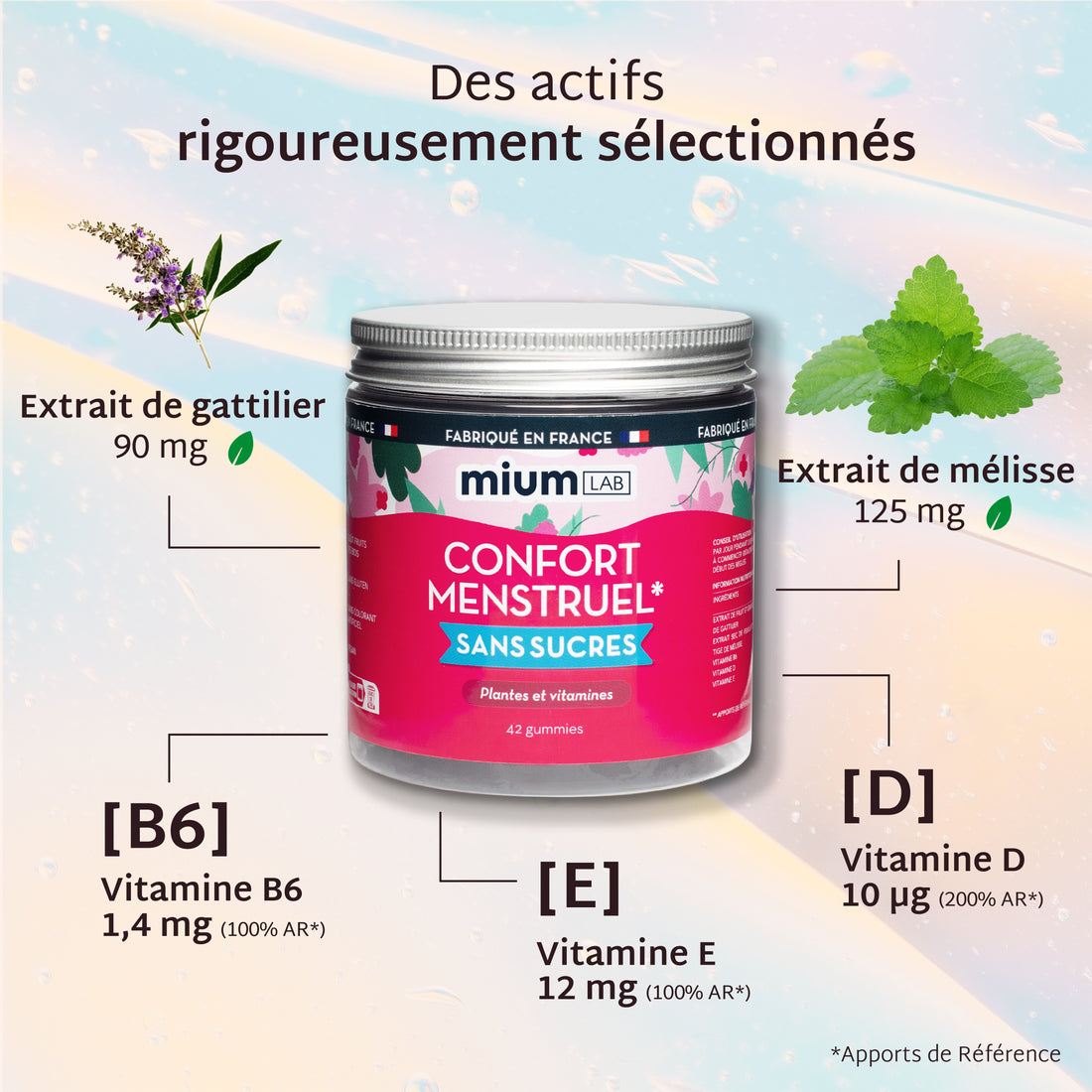 Gummies Menstruatiecomfort | Verlicht de menstruatie | 21 dagen