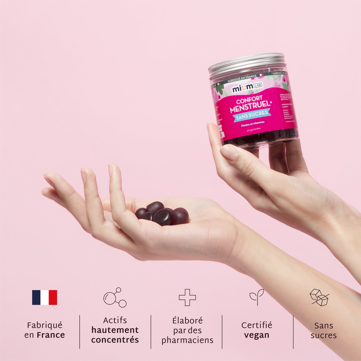 Gummies Menstruatiecomfort | Verlicht de menstruatie | 21 dagen