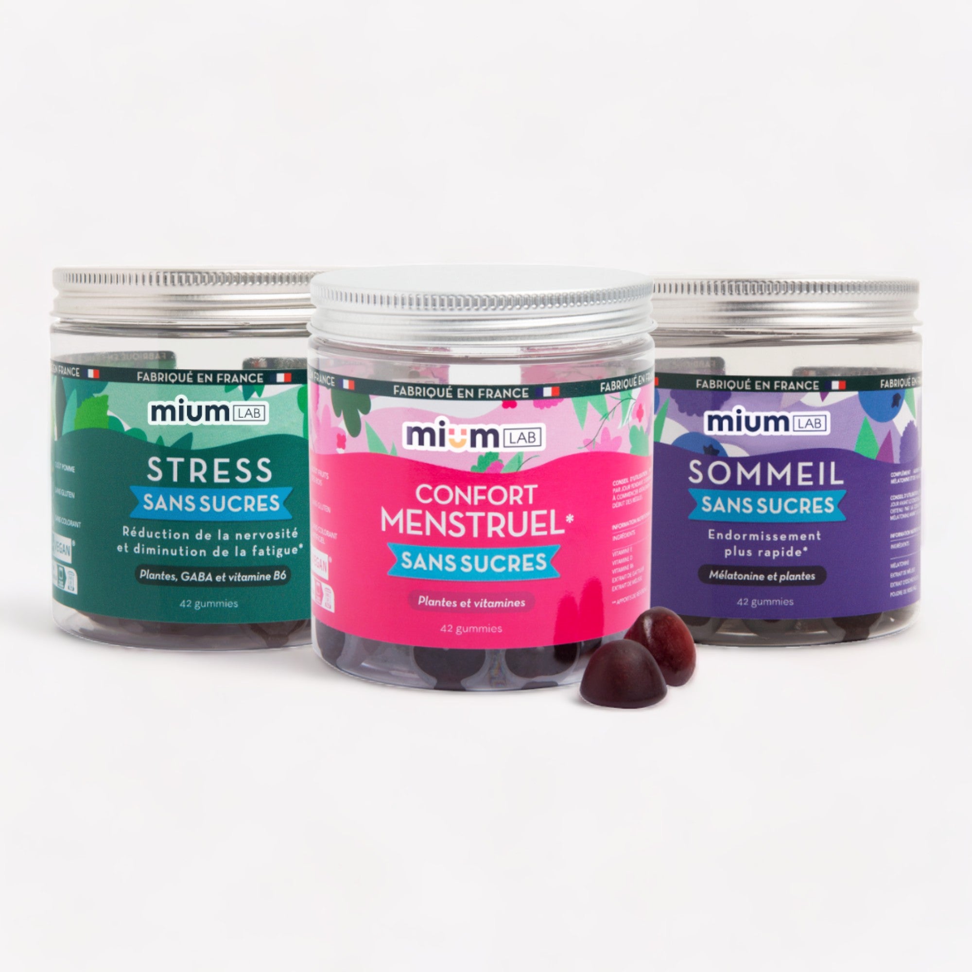 Mium Lab Gummies Confort Menstruel - SPM, règles