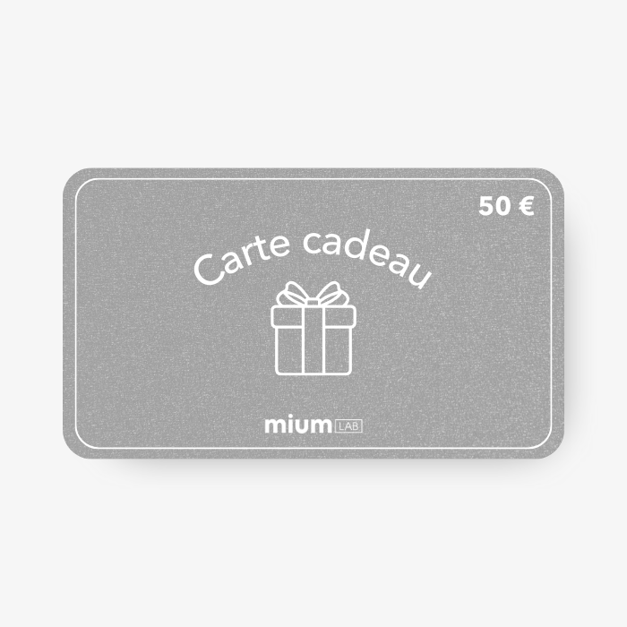 Carte cadeau Mium Lab