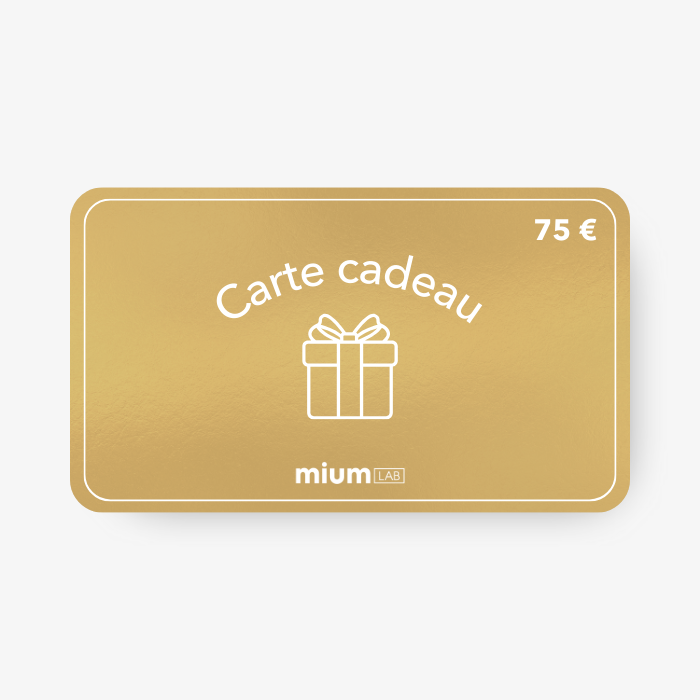 Carte cadeau Mium Lab