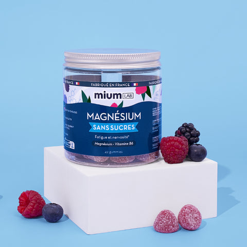 Gummies MAGNESIUM ZONDER SUIKERS | Vermindert vermoeidheid en nervositeit | 21 dagen